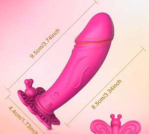 Kit Sedução na Estrada – Calcinha Borboleta + Vibrador Borboleta Vestível
