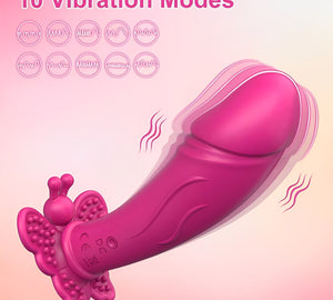 Kit Sedução na Estrada – Calcinha Borboleta + Vibrador Borboleta Vestível