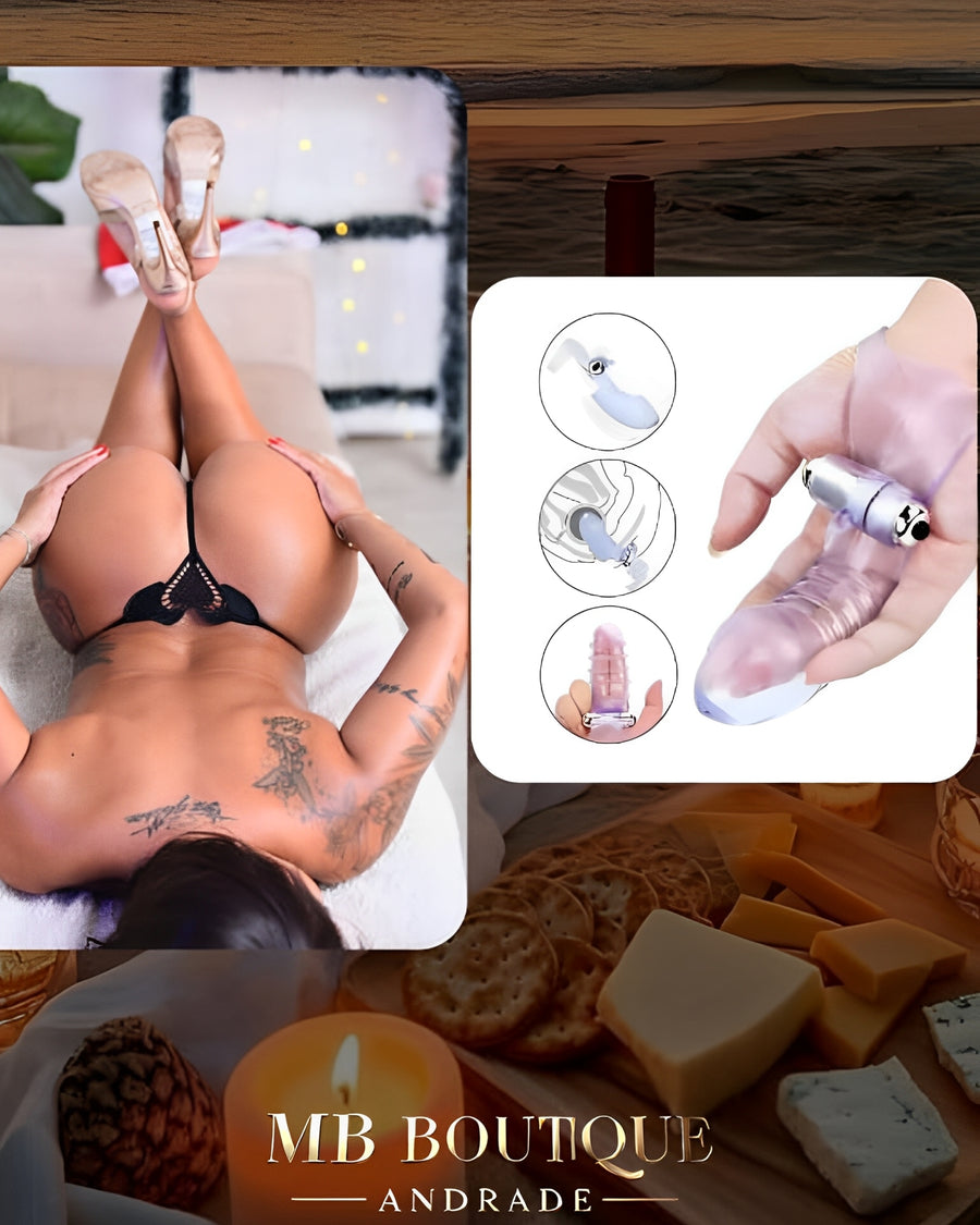 Kit Segredo na Natureza – Calcinha Coração + Ponto G Vibratório