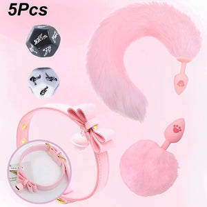 Kit Rosa Encantado - 5 Peças para Momentos Lúdicos e Estilo Romântico