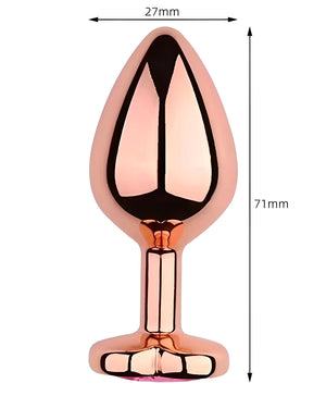 Kit Luxo no Hotel – Camisola Dhi + Plug Anal Rosa Ouro