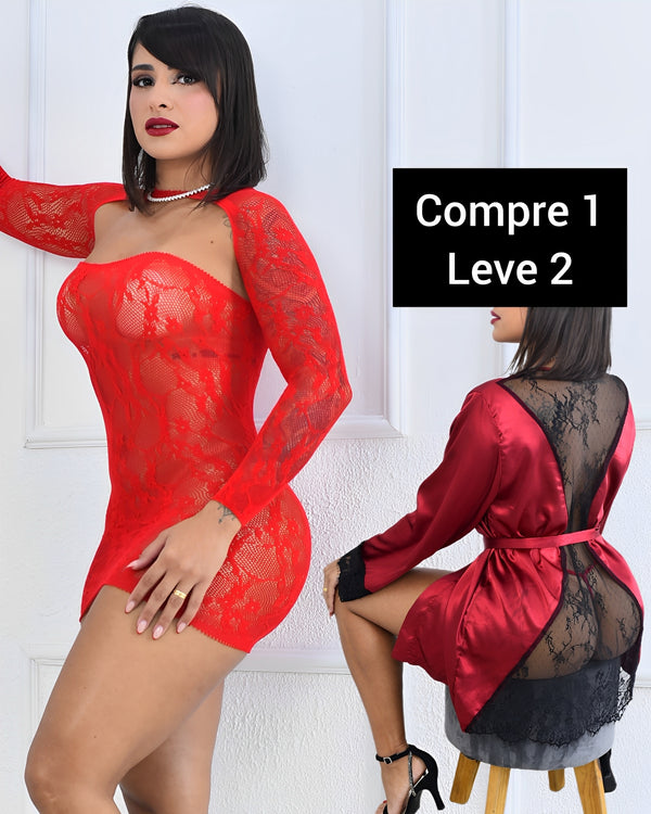 Combo Dhi Rouge – Compre 1, Leve 2 - Dois looks. Uma única escolha cheia de presença.